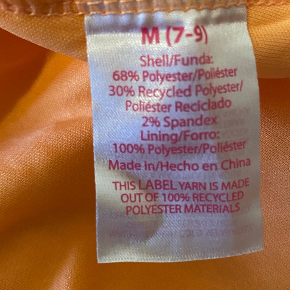 No Boundaries Vibrant Orange Textured Top Size M - Picture 6 of 8
